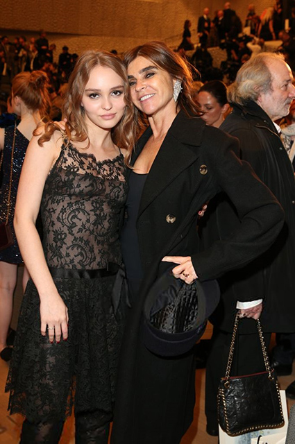 Lily-Rose Depp and Carine Roitfeld