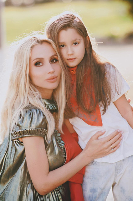 Svetlana Loboda with her daughter Eva