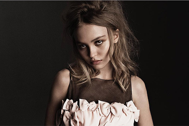 17-year-old Lily-Rose Depp starred in a hot photo shoot for the Italian ...
