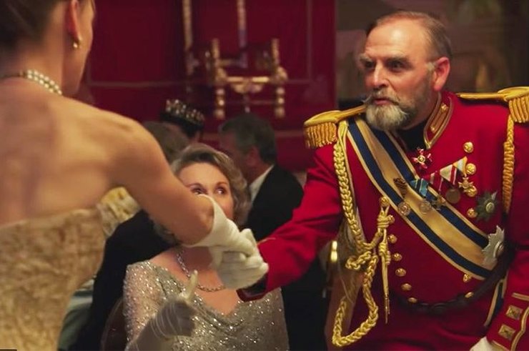 Evgenia Brik, Isabelle Huppert, Aaron Eckhart and others in the teaser of the series "Romanovs"