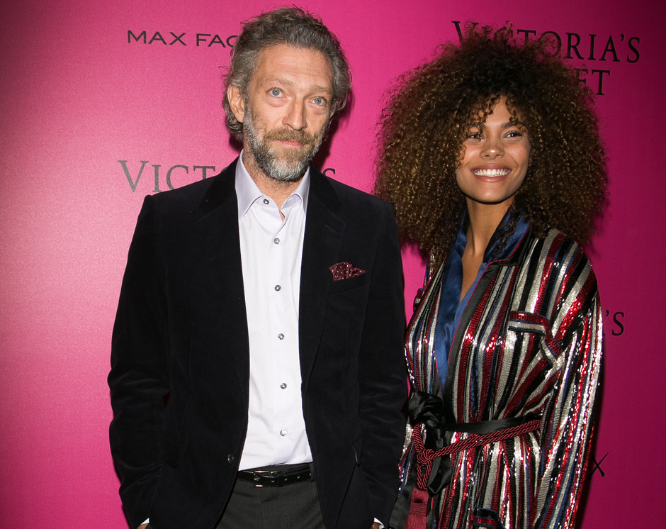 Vincent Cassel and Tina Kunakey